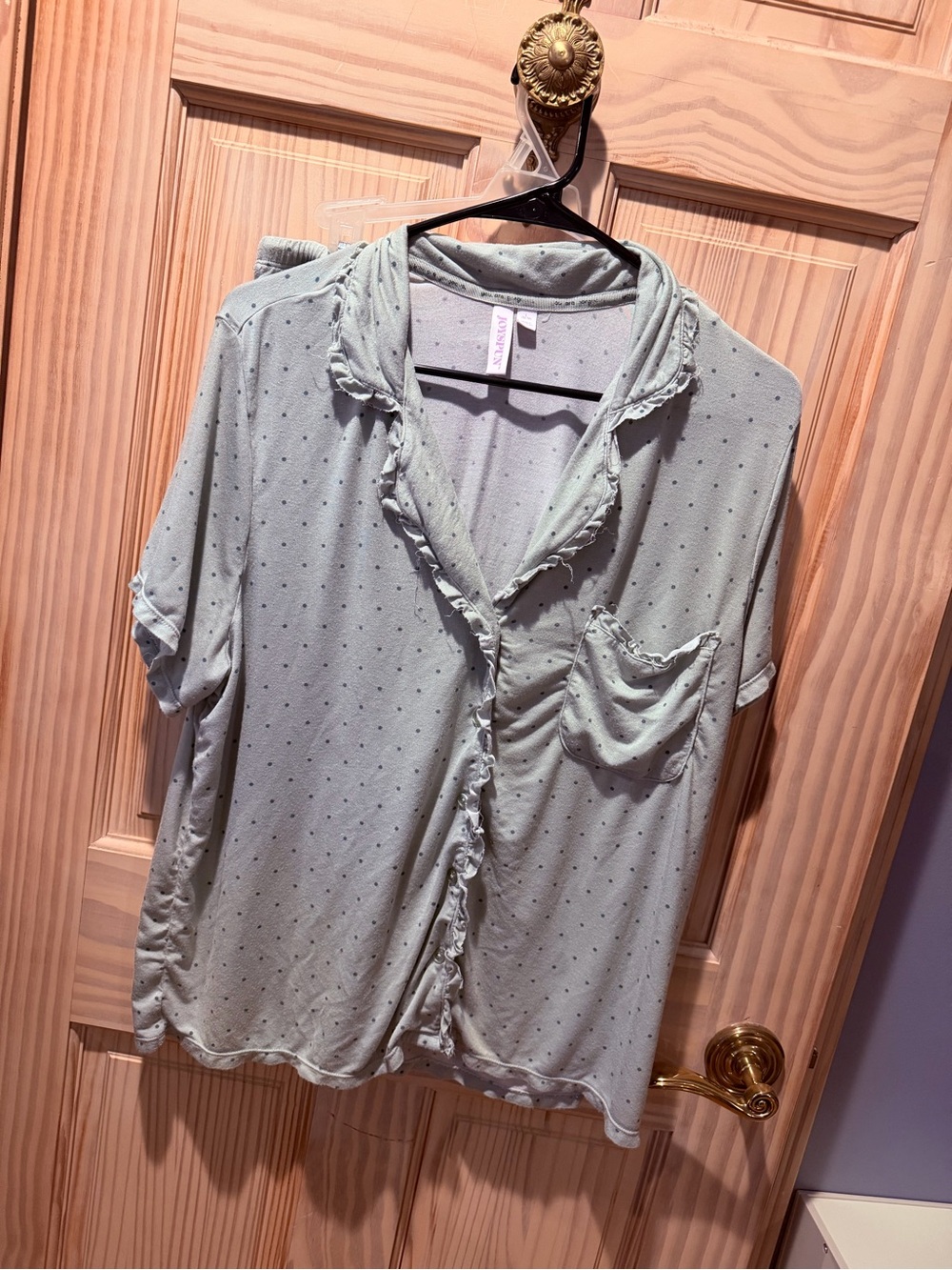 Joyspun ruffle pajama set